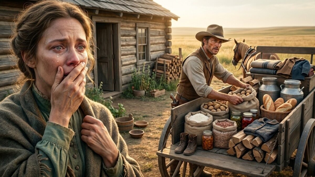 “My Children Haven’t Eaten Today,” She Said. The Rancher Filled an Entire Wagon 