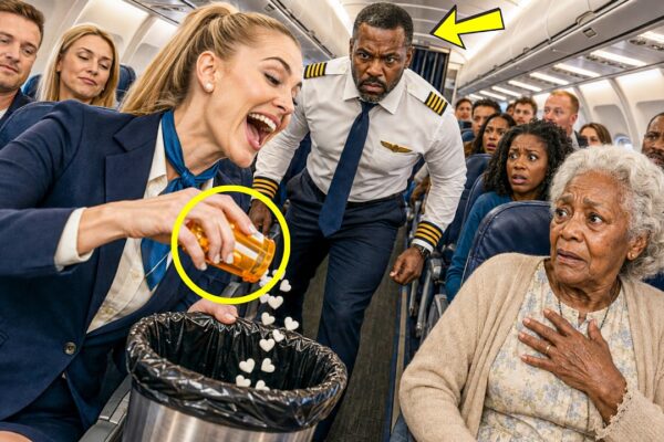 Attendant Laughed After Throwing Out Old Black Woman’s Pills—Until Her Son Grounds the Entire Flight 