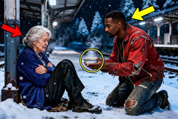 Homeless Man Nearly Freezes to Death Saving Old Woman, Not Knowing Her Son Is a Billionaire