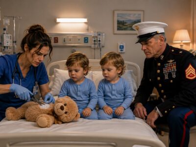The Admiral’s Twins Wouldn’t Stop Screaming—Then a Nurse Opened Their Teddy Bear and Froze