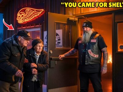 “We Can’t Walk Anymore, Can We Stay One Night?” Old Couple Said–What Hells Angels Did is Speechless 