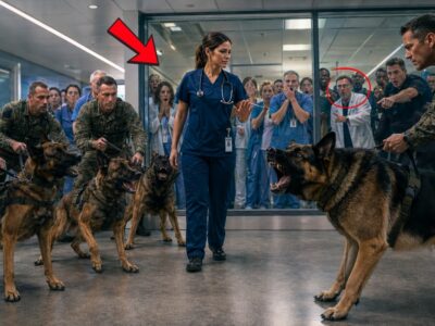 Four Military K9s Went Aggressive Inside the Hospital Until the Nurse Used One Command Nobody Knew