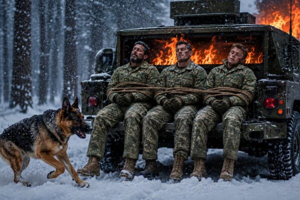 Three Navy SEALs Were Tied Up in a Burning Humvee—But a K9 Refused to Leave Them