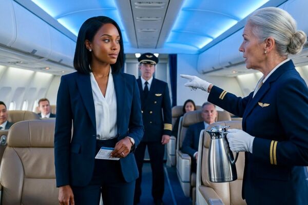 Flight Attendant Refused to Serve a Black CEO… Then One Call Changed Everything 