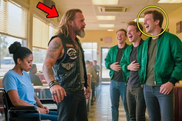 They Mocked a Disabled Girl in a Restaurant, Until a Hells Angel Walked In and Silenced Everyone