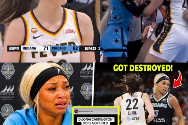 DiJonai Carrington THROWS TANTRUM After Caitlin Clark & Sophie Cunningham HUMILIATE HER ON LIVE TV!