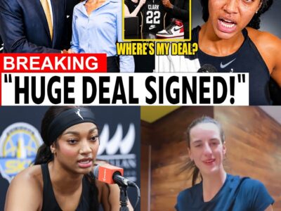 BREAKING: WNBA ERUPTS AS CAITLIN CLARK SIGNS A HUGE DEAL WITH MICHAEL JORDAN — ANGEL REESE IN TEARS!