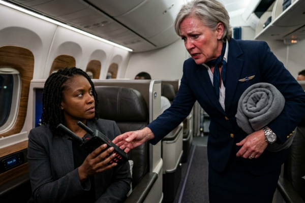 An Entitled Passenger Stole a Business Class Blanket From a Quiet Passenger—Unaware She Just Targeted an Undercover Federal Agent.