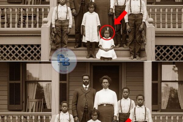 1907 Family Photo Restored — And Experts Freeze When They Zoom In on the Youngest Child’s Face
