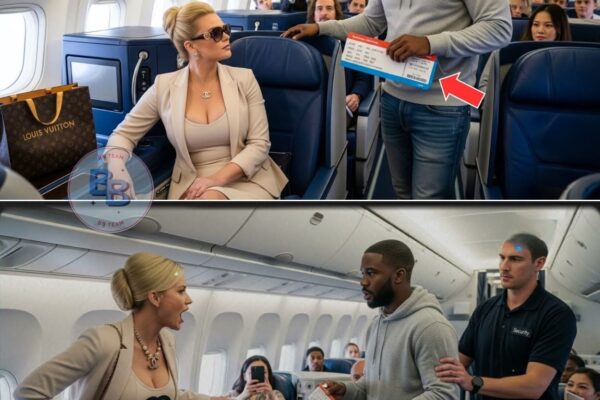 White Woman Snatched Black CEO’s Seat — Next, Froze When He Said: “I Own This Airline”