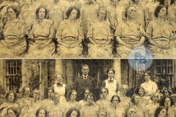 It Looks Like a Photo Of a Regular Asylum Ward in 1911 — Until You Look at Patients’ Necks