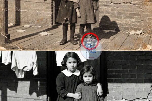 1909 Photograph of Two Sisters Seems Ordinary — Until You Notice the Tag on the Younger Girl’s Shoe