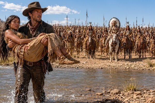 He Saved a Drowning Stranger… At Sunrise, 300 Apache Warriors Arrived