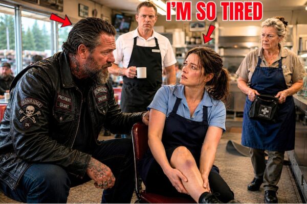 The Waitress Had Been Limping All Week — Her Boss Finally Called Her Biker Brother