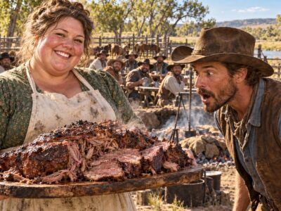 He Bet His Creek She Couldn’t Feed 40 Cowboys — She Opened the Underground Steer Roast