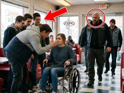 Bullies Slapped a Disabled Girl in a Diner — An Hour Later, Bikers Walked In. 
