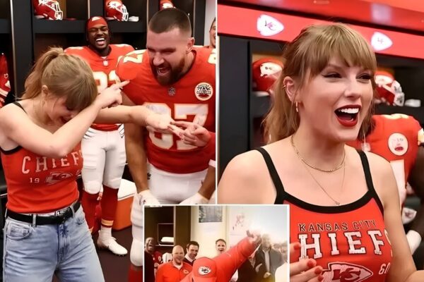 SWEETEST MOMENT! TAYLOR SWIFT RUNS ONTO THE FIELD TO EMBRACE HUSBAND TRAVIS KELCE! What viral postgame celebration broke the internet? See it now!