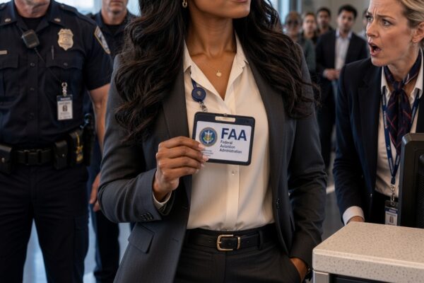 A Gate Agent Called Security on a Black Woman After Questioning Her Travel Documents, Assuming She Was Just Another Passenger—But Moments Later, Her FAA Badge Was Revealed and the Entire Terminal Realized Who She Was