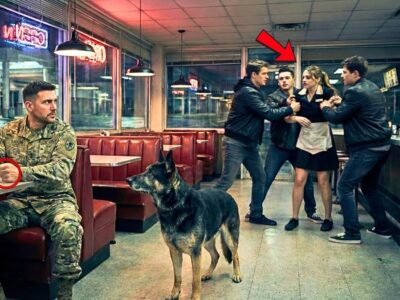 They Harassed a Quiet Diner Waitress — Until a Navy SEAL and His Dog Stood Up! 