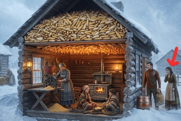 She Filled Her Attic With Dried Corn to Insulate Her Ceiling and Feed Her Through Spring