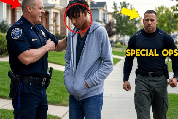 Cop Laughs at Black Boy for Saying His Dad’s in Special Forces—Until He Walks Onto The Scene