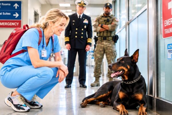 Navy Handler Dismisses Rookie Nurse — Then His “Untrainable” K9 Recognizes Her as Ghost’s Handler