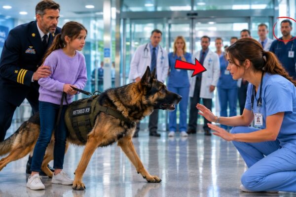 Everyone Tried to Help the Little Girl — But Only the Nurse Could Calm Her K9
