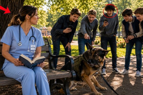 Spoiled Rich Kids Attacked a Nurse’s K9 for Fun — Until They Learned Who She Really Was