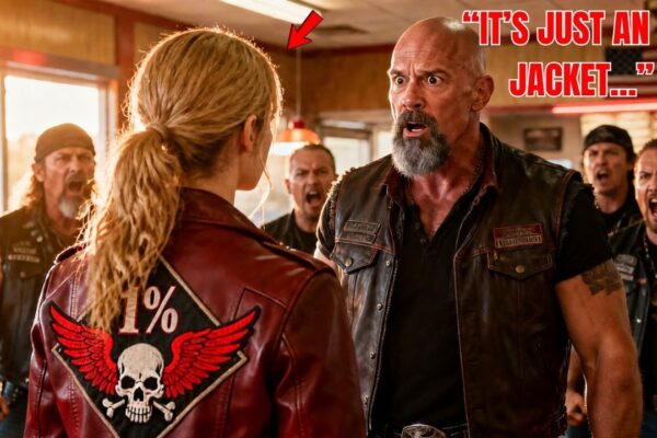 “It’s Just an Old Jacket…” — Until Her Patch Stopped Every Hells Angel Cold 