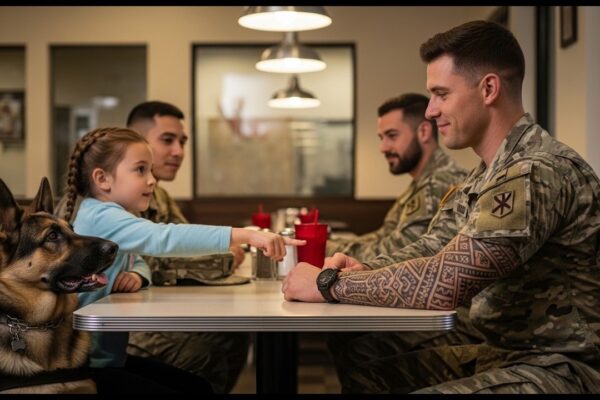 A Little Girl Whispered, ‘My Father Had That Tattoo’ — Her K9 Made 5 Navy SEALs Freeze 