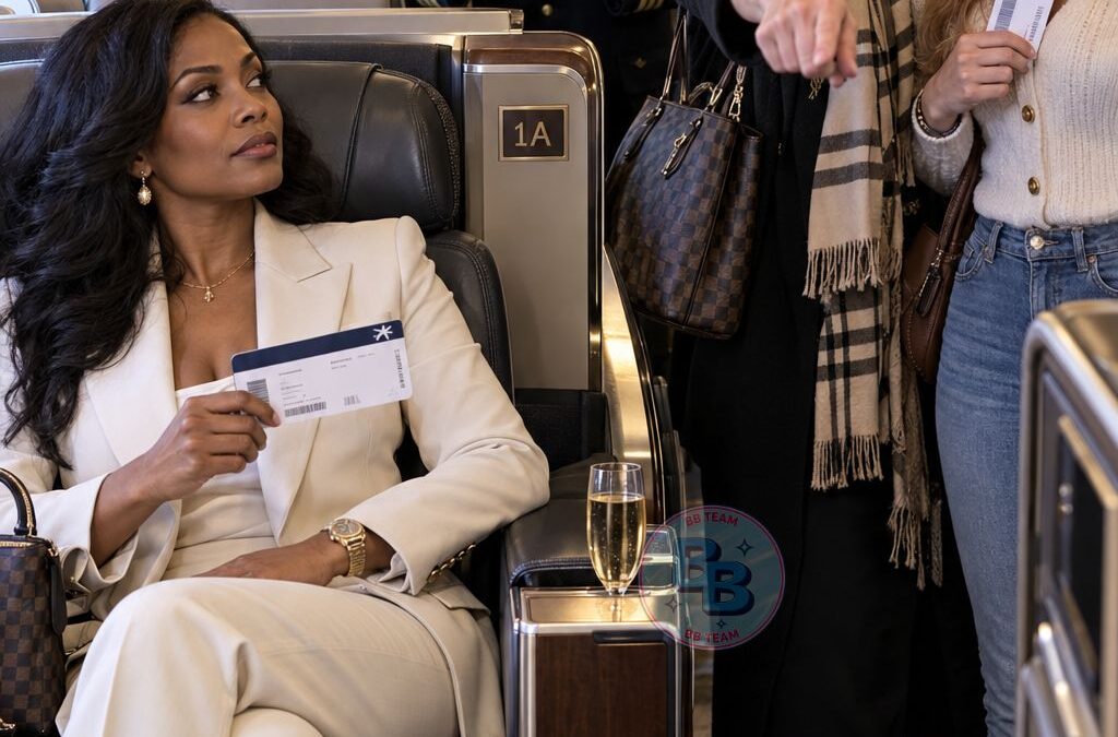 Entitled Mother Demands a Black Woman Give Up Her Seat for Her Daughter — Then the Pilot Reveals the Truth to Everyone Onboard
