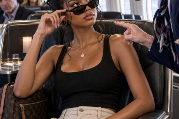 Black Teen Refused First Class in Front of Everyone — Then One Bold Move Reveals Who She Really Is and Leaves the Entire Cabin Completely Speechless