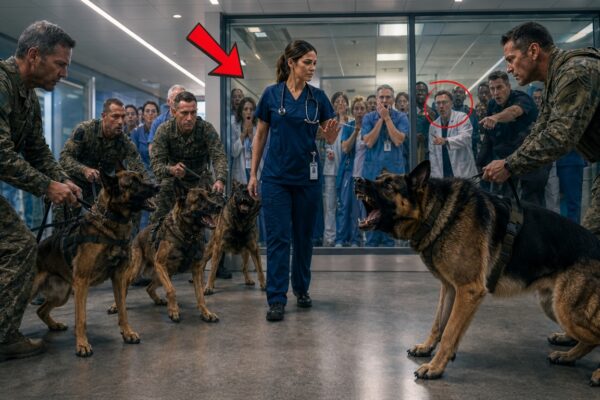 Four Military K9s Went Aggressive Inside the Hospital Until the Nurse Used One Command Nobody Knew