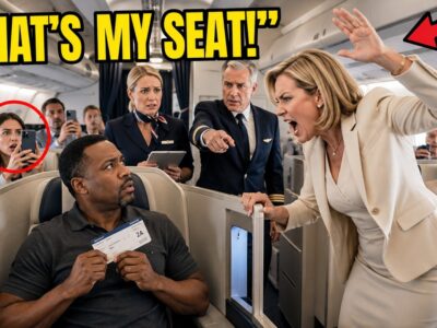 “Get Out of First Class!” Attendant Slapped Black Man — Then Froze When He Said “I Own the Plane” 