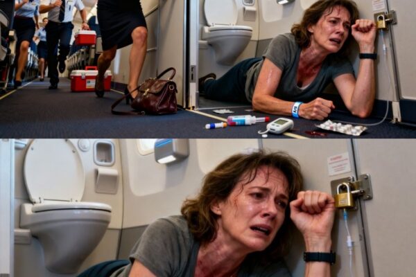 Karen Locked Diabetic Passenger in Airplane Bathroom — Unaware She’s FAA Medical Director