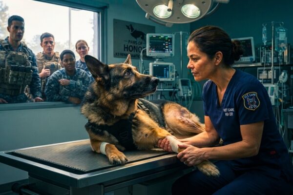 Nobody Wanted This Broken Military K9… Until One Nurse Gave Him Hope Again