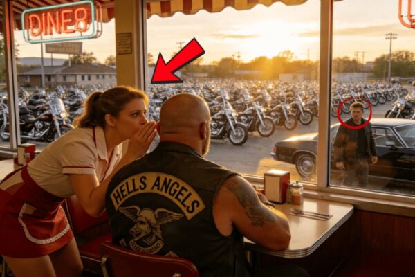 “He’s Following Me!” Why 500 Bikers Storming This Diner Stunned the World! 