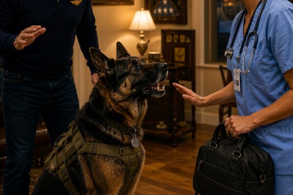 The SEAL Admiral Thought She Was Just a Nurse Until the Military K9 Recognized Her Move