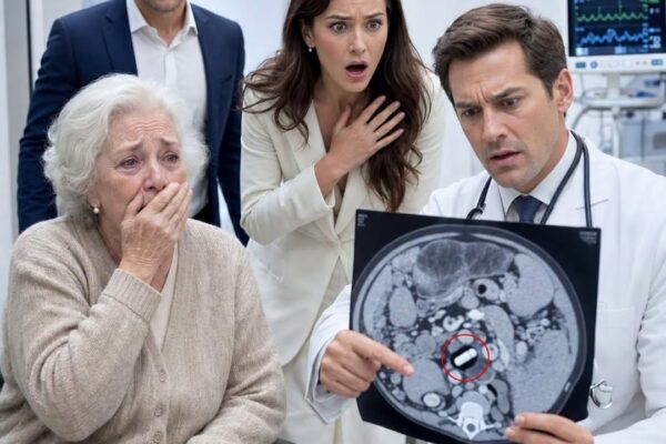My Husband Laughed When My 75-Year-Old Mother Said Her Stomach Was Burning: “She’s Just Trying to Get Your Money”… I Secretly Took Her to the Hospital, but When the Doctor Saw Her Scan, He Locked the Door and Showed Me What Was Hidden Inside Her Body—Minutes Later, My Husband Came Running in Pale and Desperate