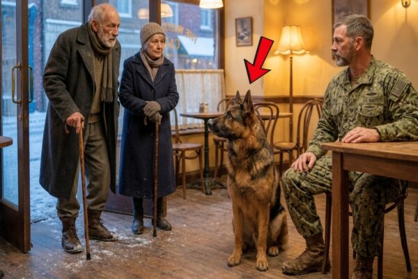 “Could We Sit for a Moment?” An Elderly Couple Meets a Navy SEAL and His Dog—A Moment of Hope”