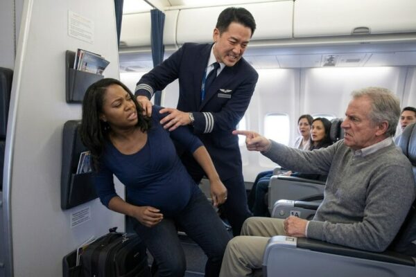 A supervisor forced a pregnant passenger out of her priority seat, sneering, “Priority seating isn’t a costume.” He was still holding her medical card when the FAA Director walked on board with police.