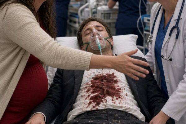The patient who was rushed in that night was my husband, but the pregnant woman running behind the gurney wept, “Our baby can’t be left without a dad.”