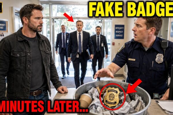 A Cop Threw the Single Dad’s Badge in the Trash—Five Minutes Later, Federal Agents Arrived 