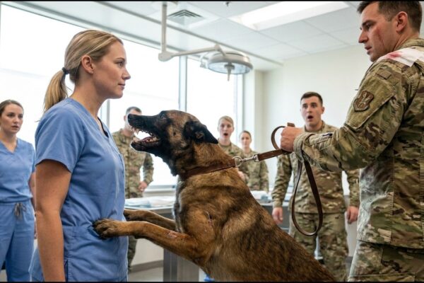 “The SEAL Ordered Everyone Back — Until His K9 Walked Past Them Straight To Her”