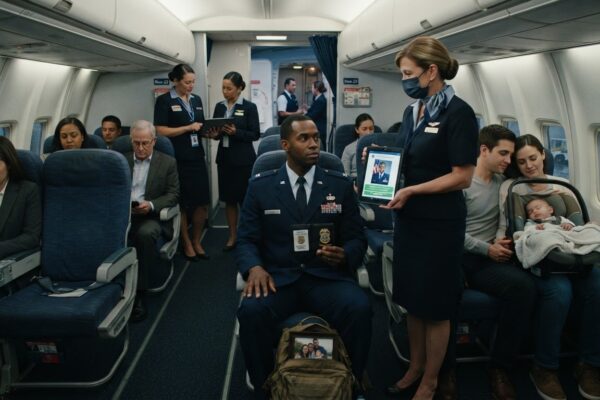 I kept my head down in seat 24B, wearing a faded hoodie. Then a rogue flight attendant slapped me across the face to prove her authority—completely clueless about the classified military badge sitting in my breast pocket.