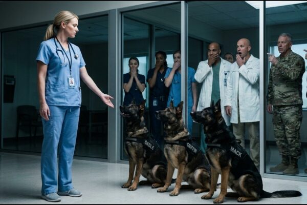 They Locked Her In With 3 Military K9s To Humiliate Her—Until The Dogs Recognized Her