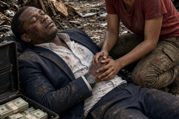 SCRAP COLLECTOR GIRL Rescues a Man in a JUNKYARD — He’s a MISSING BILLIONAIRE!