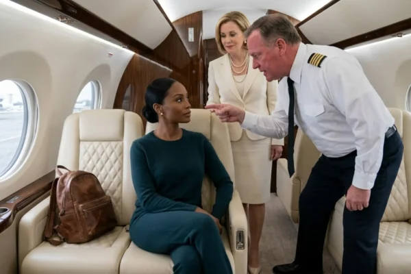 A pilot demanded she switch seats, completely unaware she was the one paying his salary.