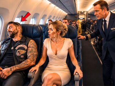 Everyone Ignored the Biker in Seat 5A — Until the Captain Needed a Combat Pilot 
