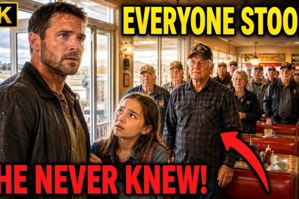 Single Dad Walked Into a Texas Diner With His Daughter—Every Veteran Suddenly Stood